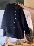 Denim & Co Essentials Black Utility Stretch Jacket — Women’s 2X — Snap Front, Ep