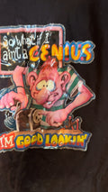 Vintage 80s Ched Humor Tee Large So What If I Ain’t a Genius Graphic USA Cotton