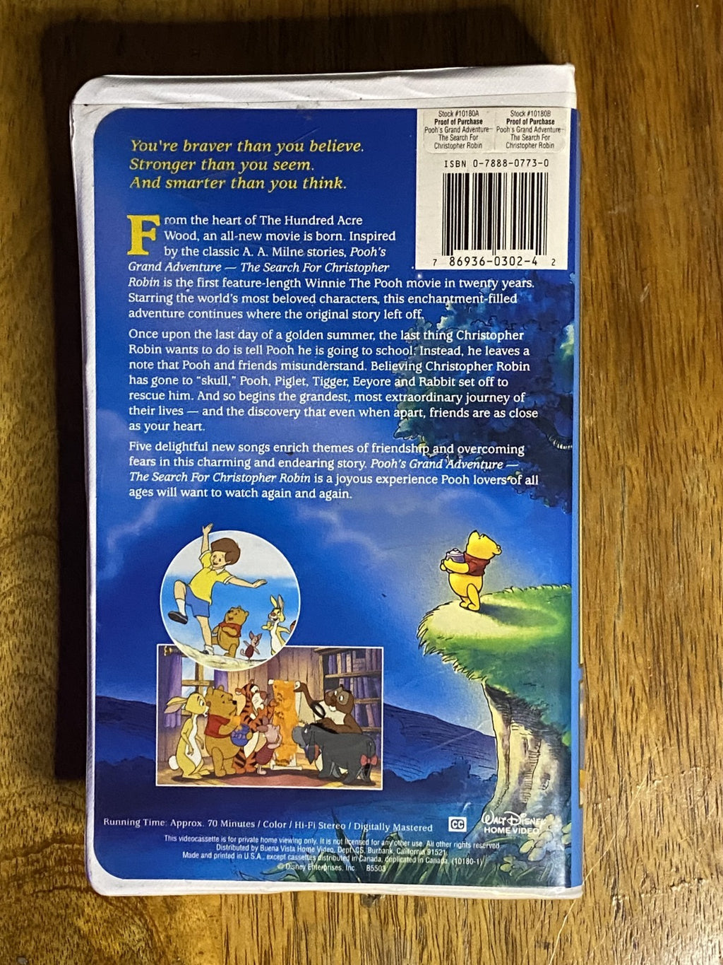 Disney's Pooh's Grand Adventure: The Search for Christopher Robin(VHS) w/inserts