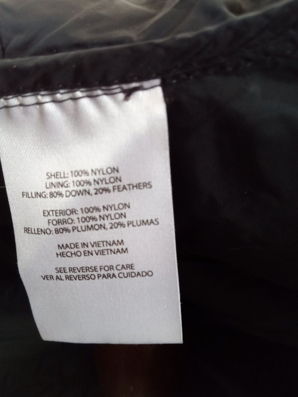 Eddie Bauer Black Men's Down Jacket With Hood