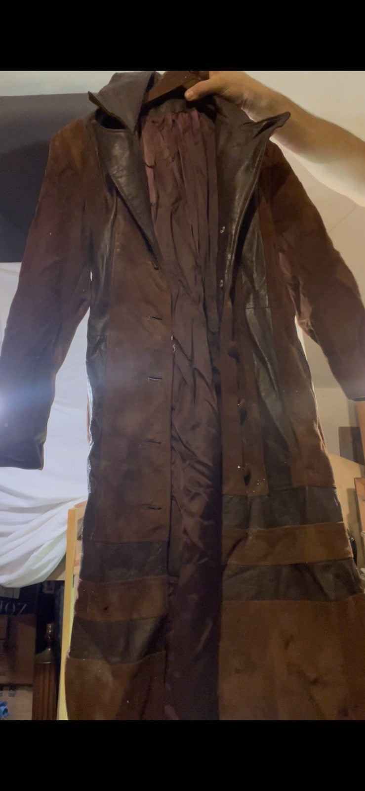 Vintage 70s Korean Trench Coat Like Cassian In Andor
