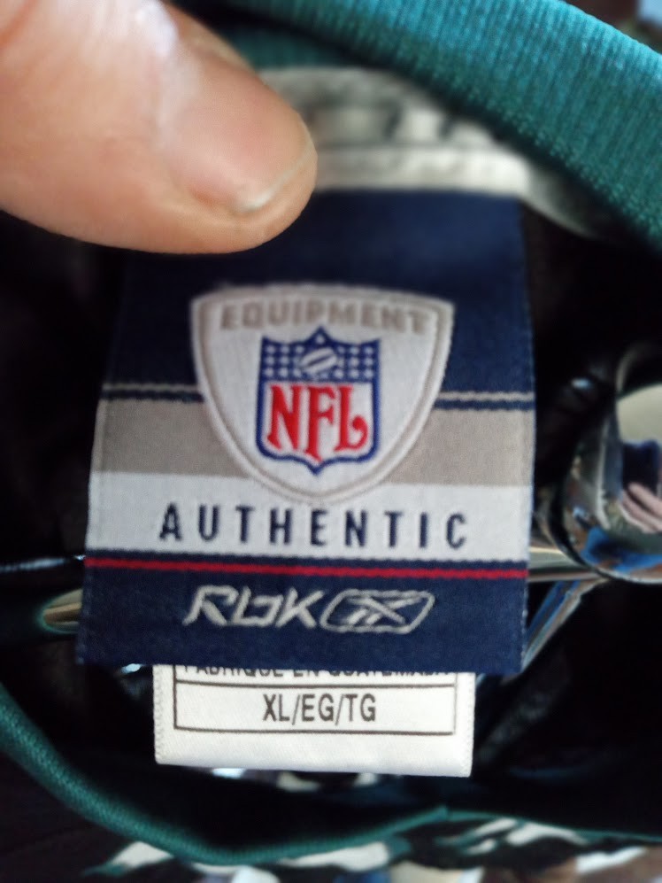 Philadelphia Eagles Takeo Spikes #51 Jersey XL — Reebok AUTHENTIC — NFL Equipmen