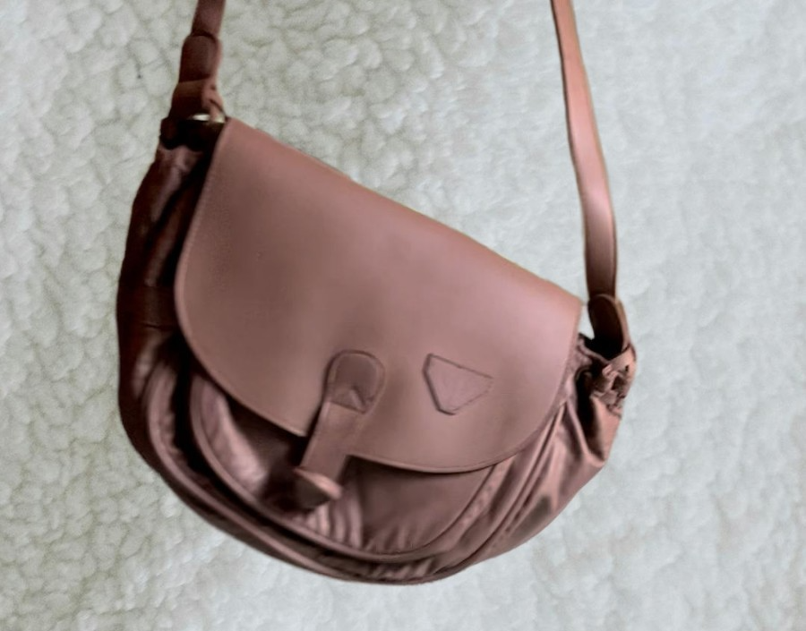 Beautiful Vintage light brown OPTI leather Purse