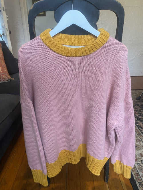 Blanca Chambord Knit Sweater and Shorts Color- Rose Size M/L