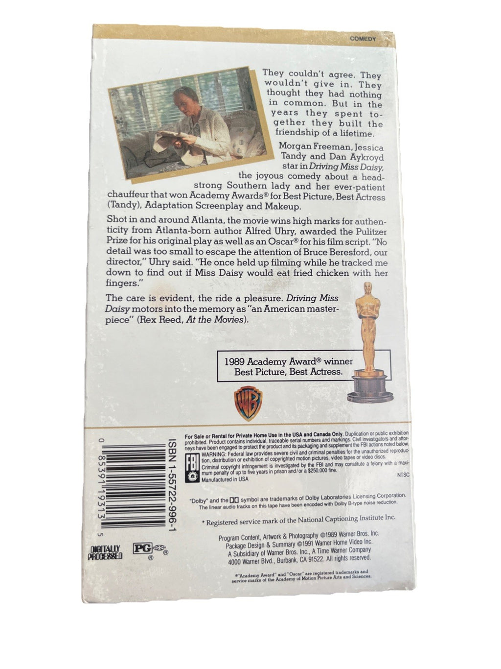 Vintage Classic VHS 📼Driving Miss Daisy 1991  New Old Factory Sealed Nostalgia