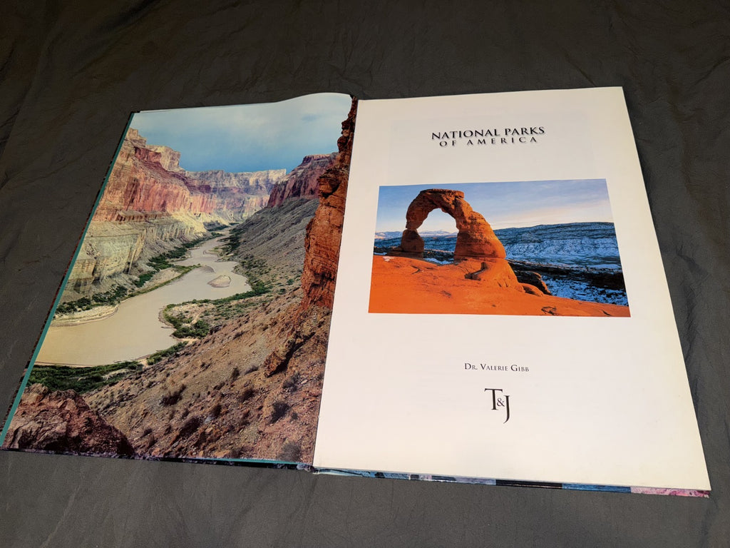 National Parks of America by Dr. Valerie Gibb Super Large Hardcover Book RARE