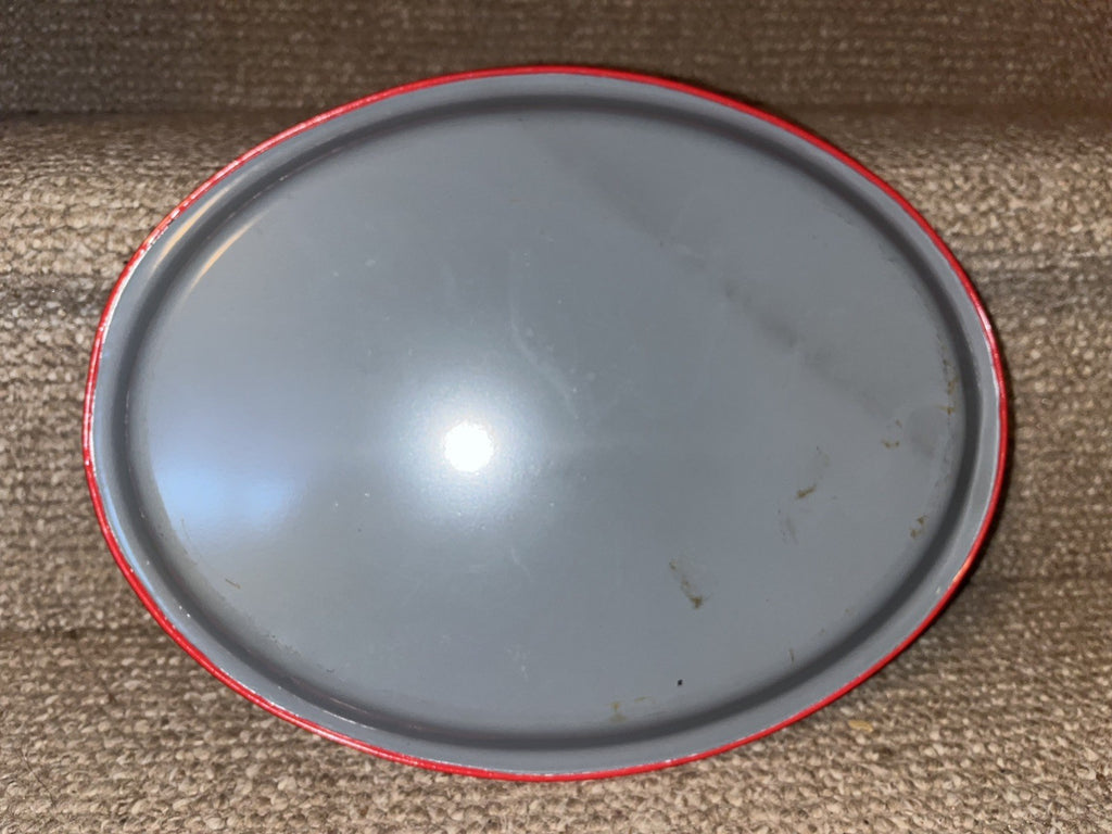 Vintage Rare Beck's Bier Oval Coat of Arms Tray 1960s Germany Gr8 Cond Metal Red