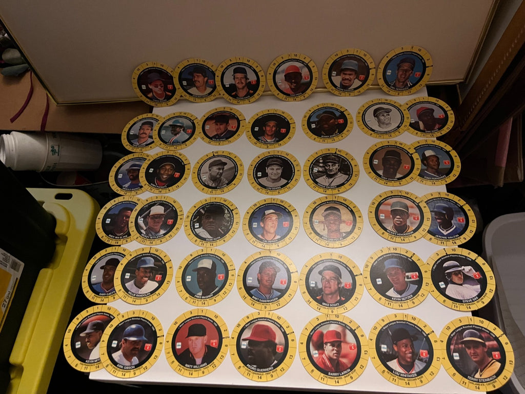 Vintage 1989 MLB All-Star Baseball Game Cadaco No. 283 COMPLETE 62 Player Discs