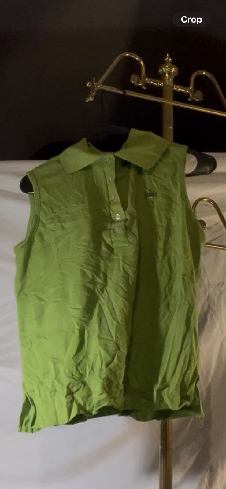 Lacoste Women’s Weird Label Green Sleeveless