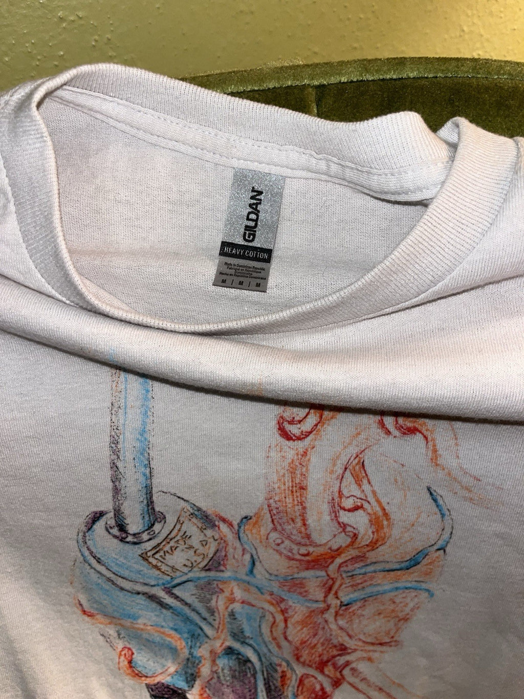 Fleurde Art by Harris Vintage Gildan Medium Heavy Cotton T Shirt