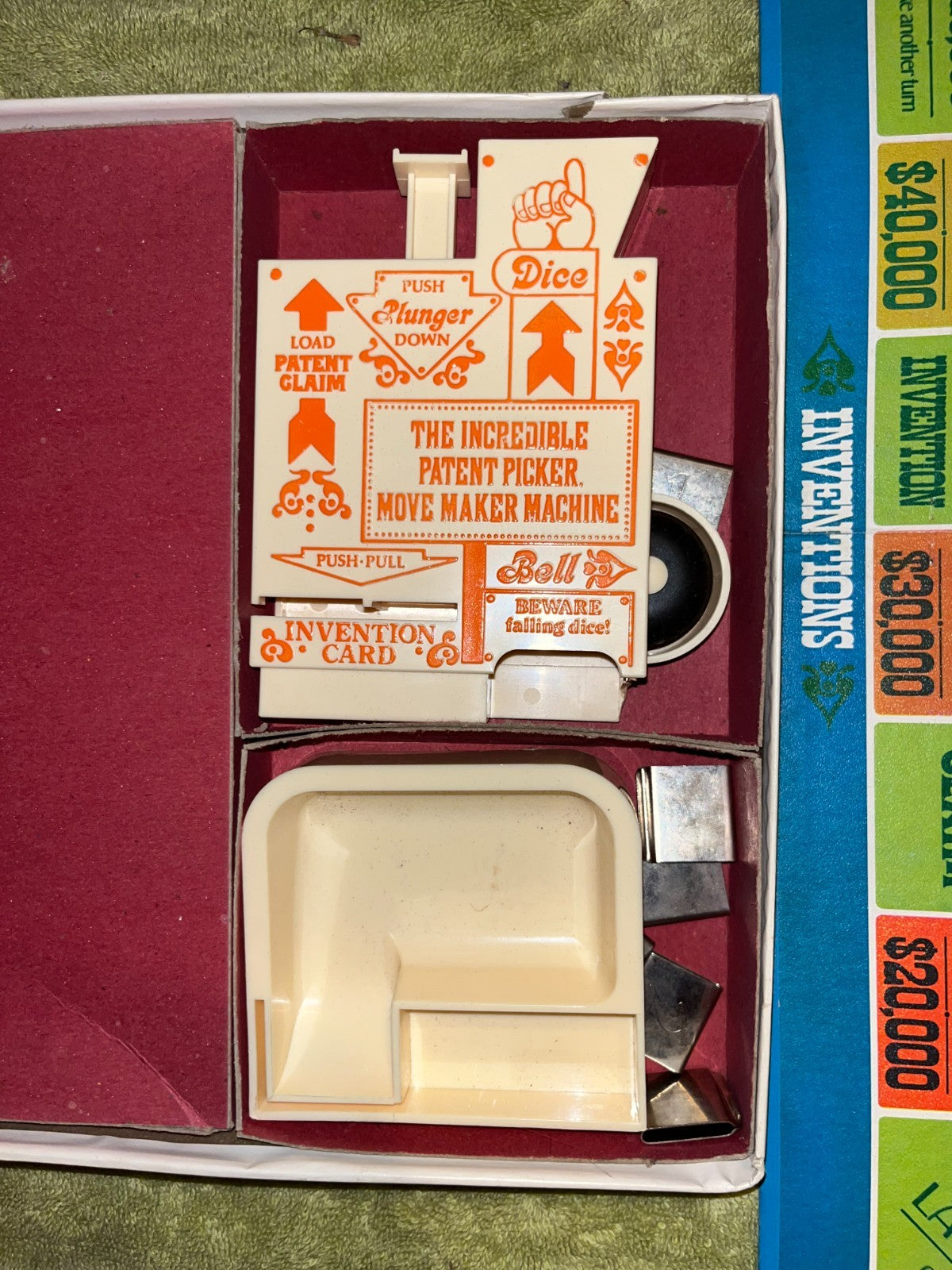 The Inventors Board Game Parker Brothers 1974 Vintage Nostalgia Original Fun