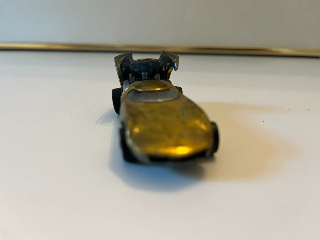 Vintage Mattel Hot Wheels Redline 1968 Turbofire Gold USA and medallion