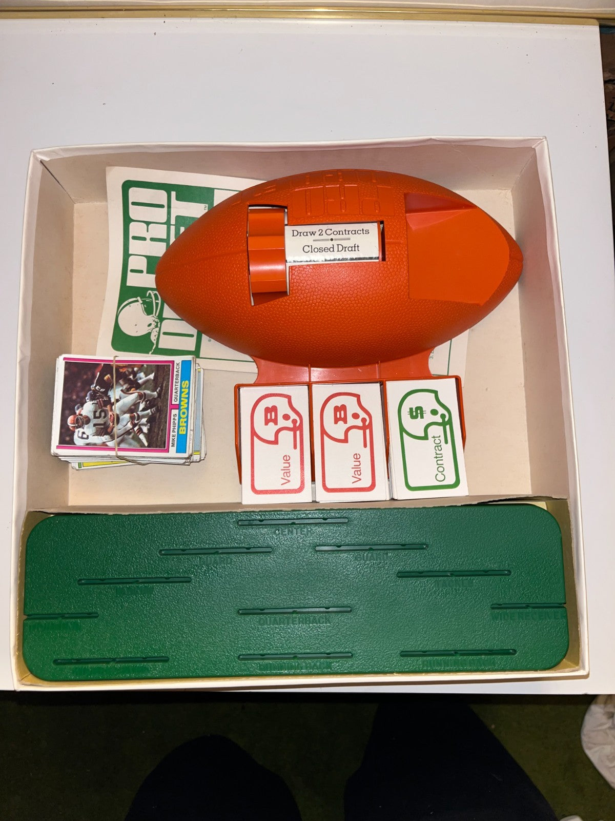Pro Draft Parker Brothers Team Building Football Game