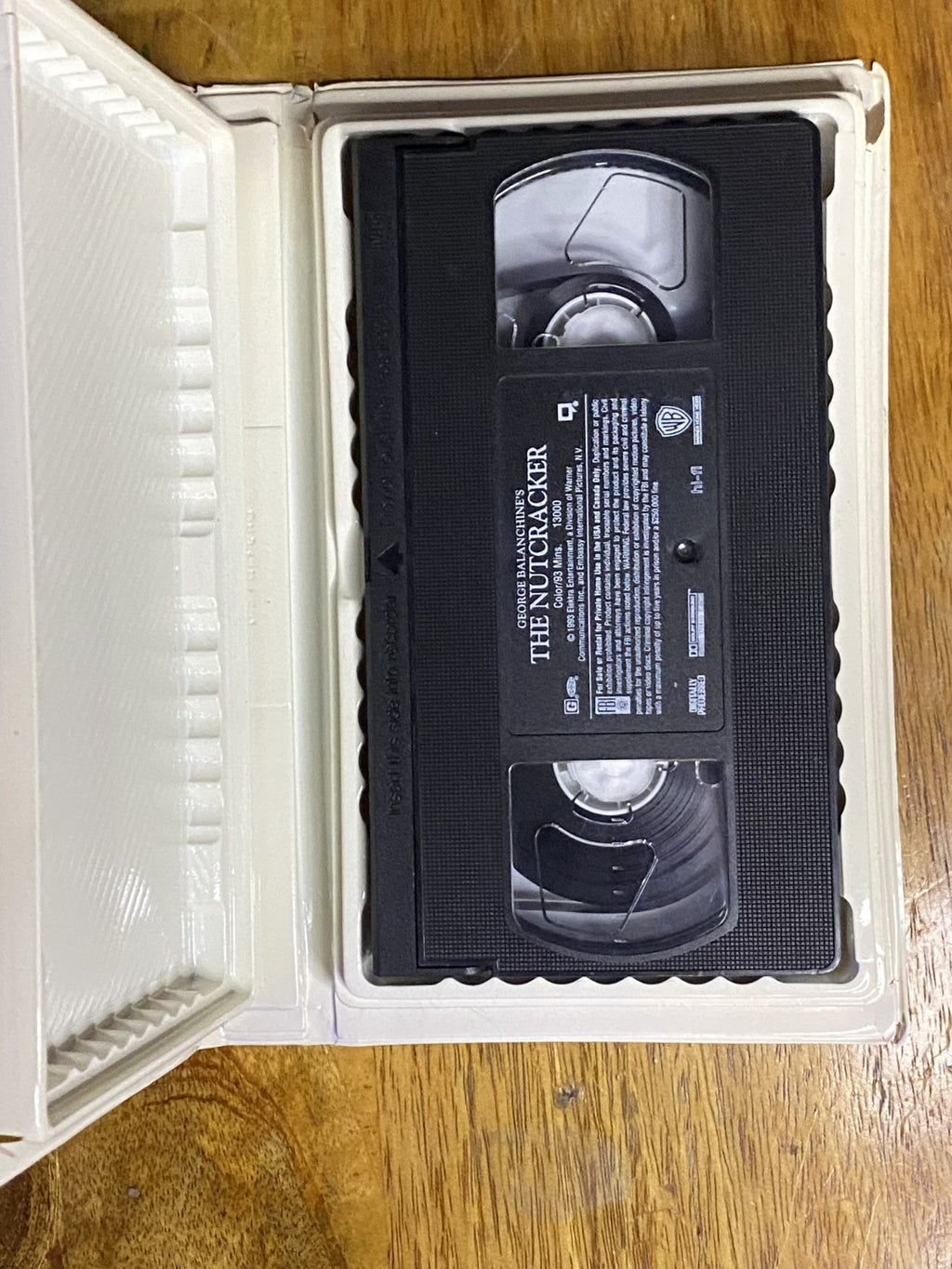 Warner Bros- The Nutcracker - George Balanchine (VHS, 1995, Clamshell)