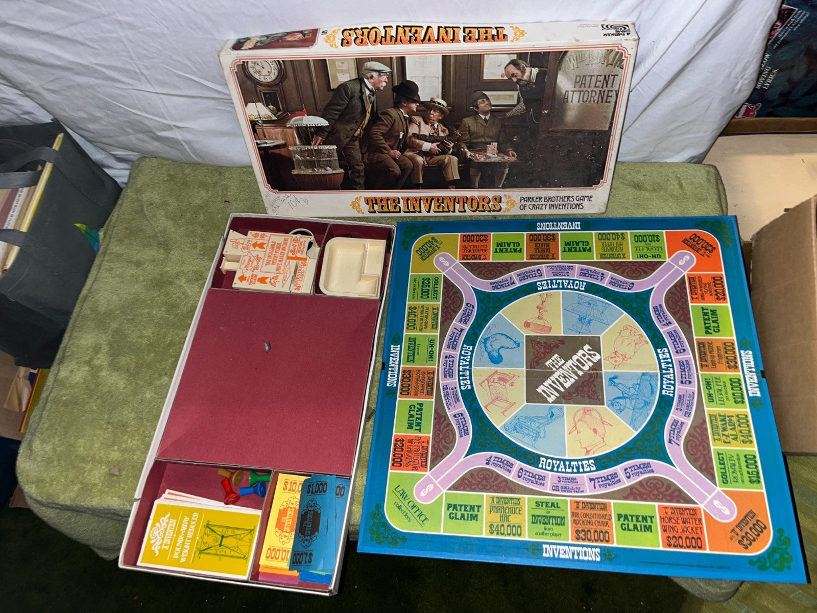 The Inventors Board Game Parker Brothers 1974 Vintage Nostalgia Original Fun