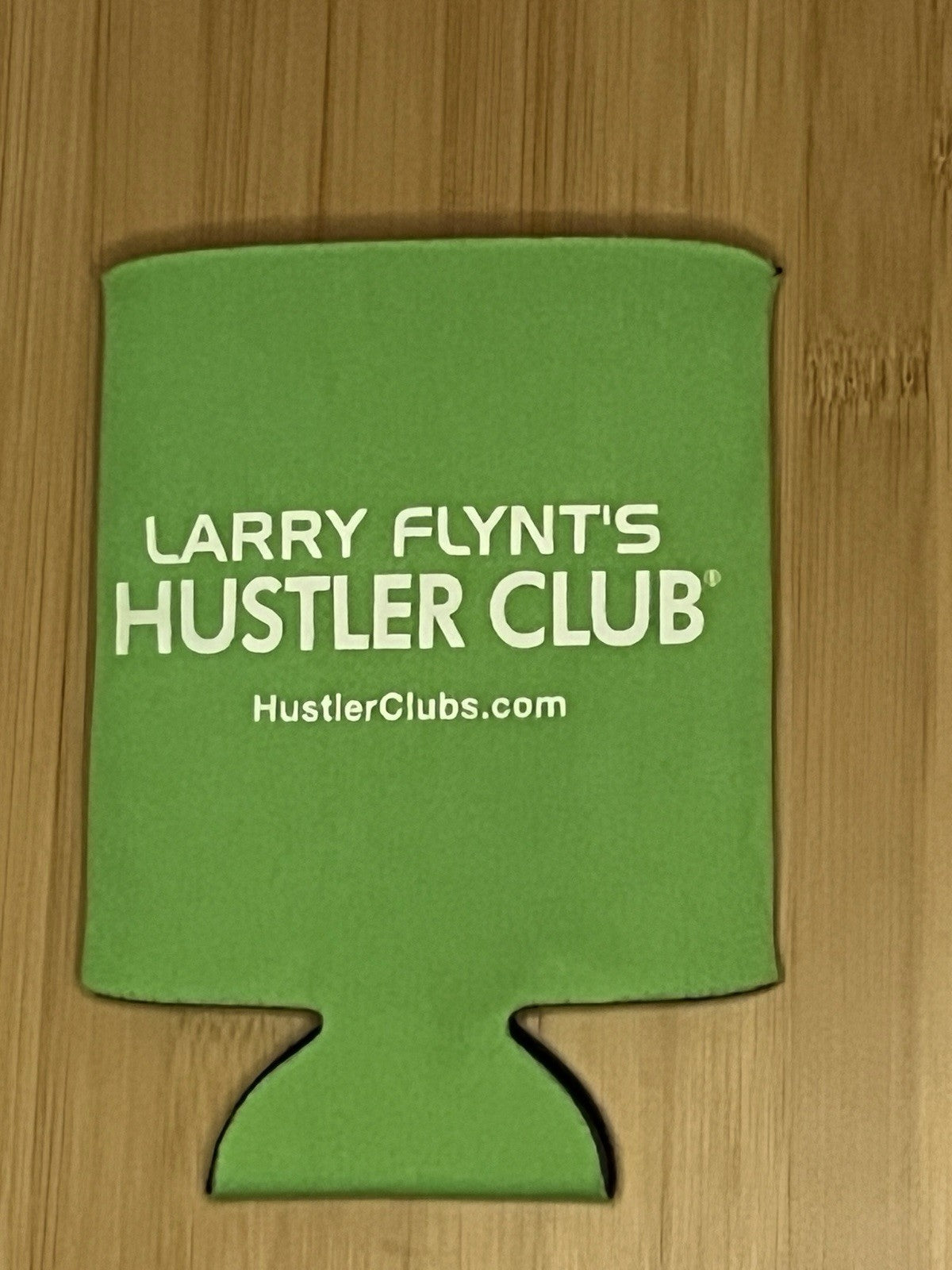 Vintage Larry Flynt’s Hustler Club Koozie Drink Cooler For Drinks To Keep Cool🧊