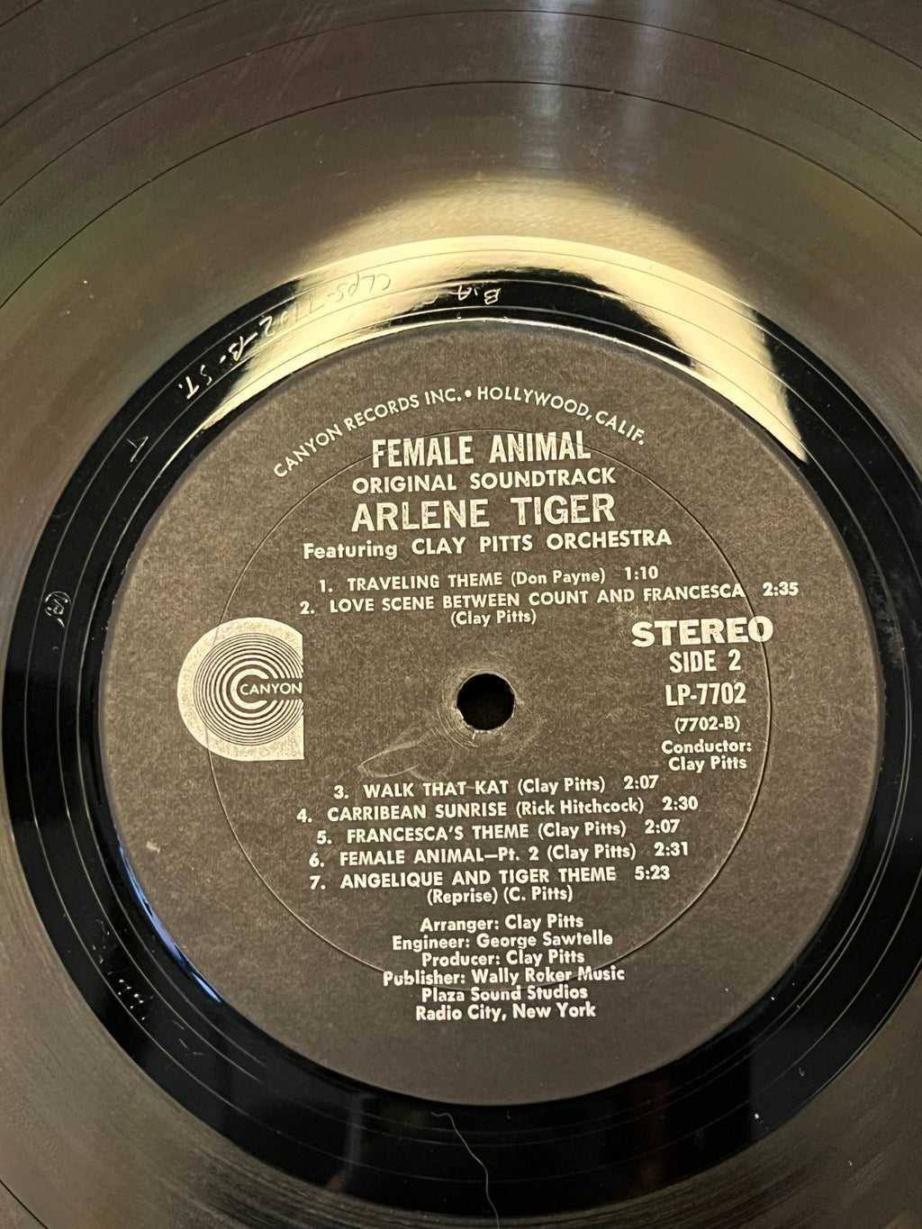 Rare Vinyl, Female Animal (The Original Motion Picture Soundtrack) 1970