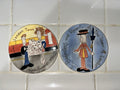 Whittard of Chelsea by Beth London Town on the Underground Hand Painted Coaster