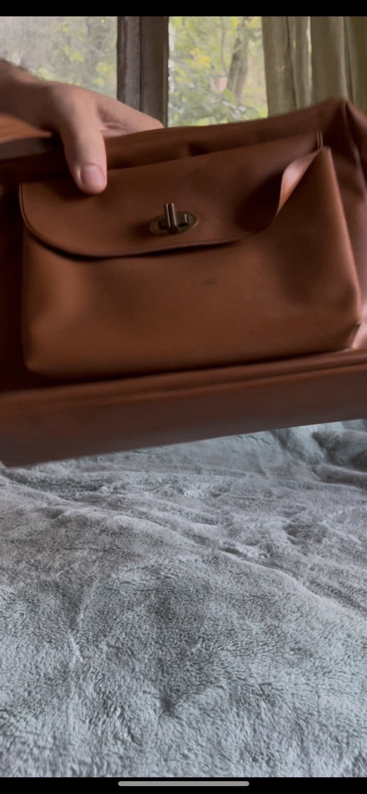Vintage Faux Leather Women’s Camera Bag