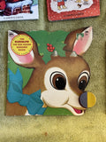 Rudolph The Red Nosed Reindeer 1972, 1975 Golden Shape Book Fourth Printing