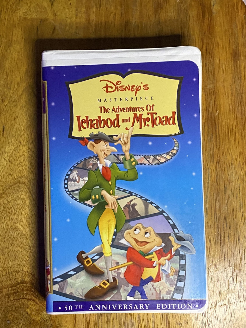 Disney's The Adventures of Ichabod and Mr. Toad VHS- 50th Anniversary Edition