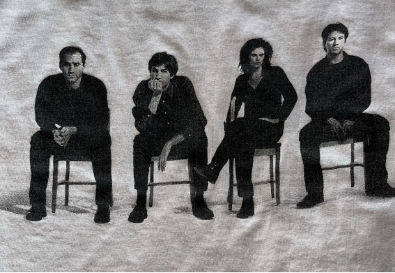 Vintage 1996 Cowboy Junkies Lay It Down Tour T Shirt XL Autograph Margo Timmins