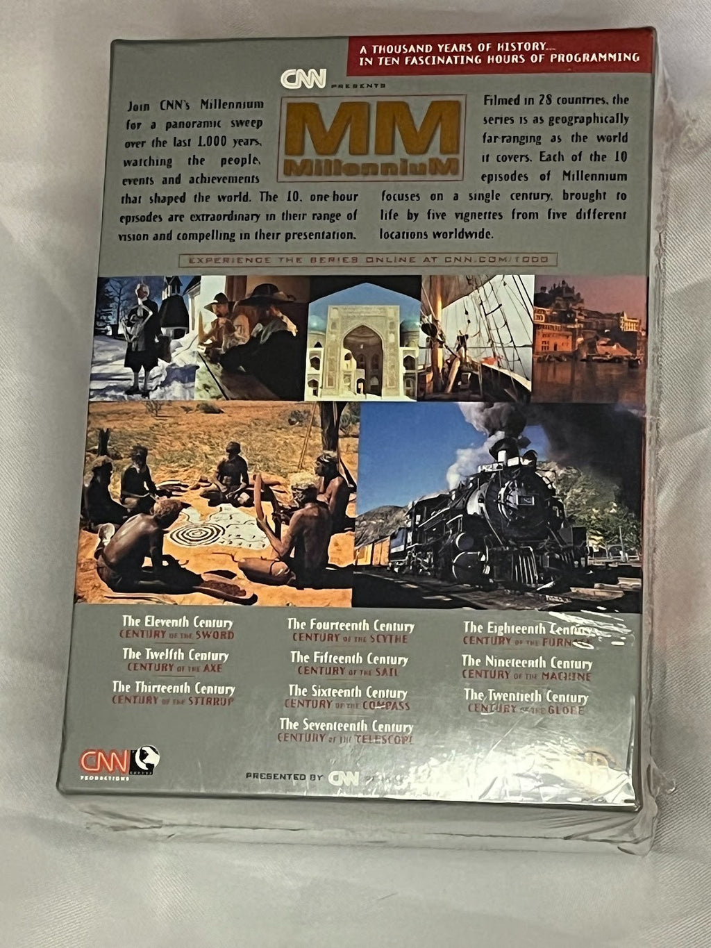 CNN Presents MILLENNIUM The Last 1000 Years  Warner 1999 5 VHS Video Box Set