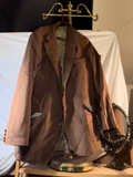 Vintage 70's Chaps Ralph Lauren FeatherSuede Jacket Brown Faux Suede Blazer M