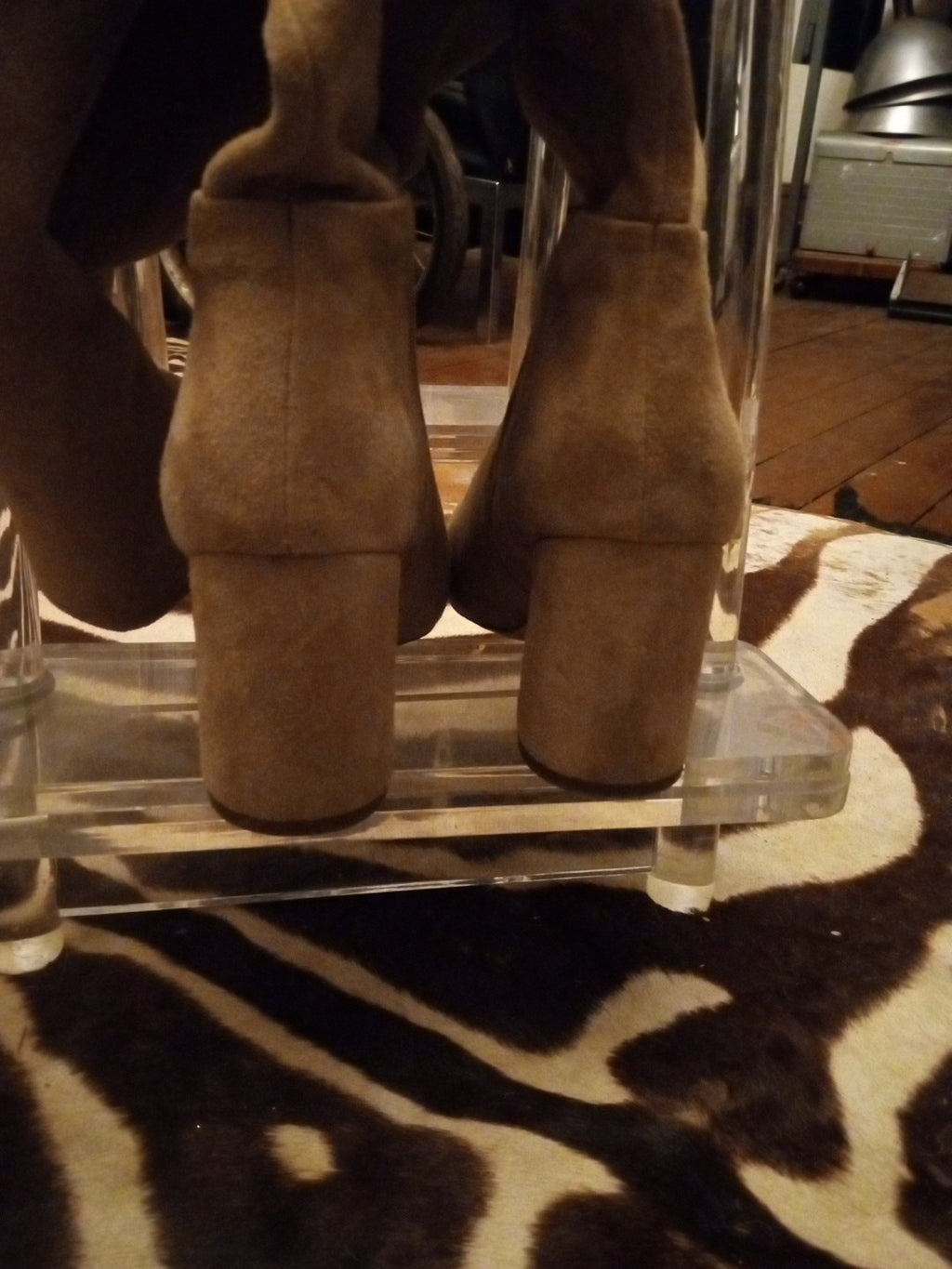 Sam Edelman Tan  Calf High Suede Boots Size 8