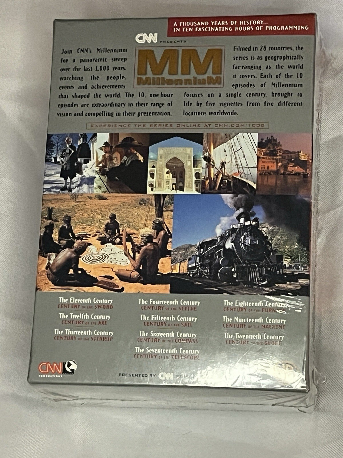 CNN Presents MillenniuM 5-Tape VHS Boxset New and Sealed 1999 Vol. 1-5 WHV