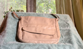 1970's Leather Cream Multipocket hobo Bag