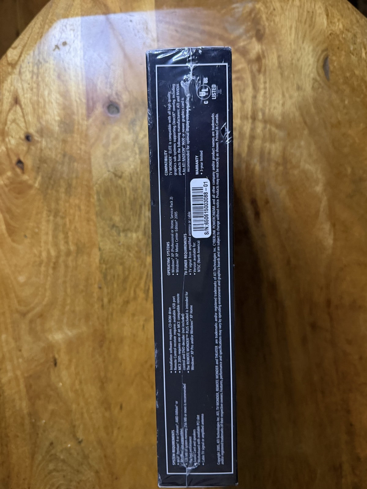 ATi TV Wonder Elite Remote Control Edition PCI Bus New In Factory Seal!