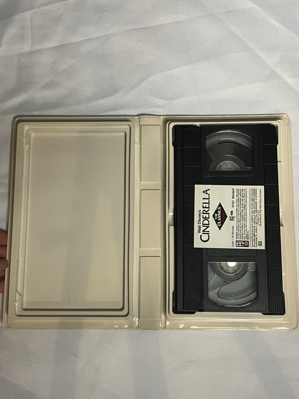 Walt Disney's Classic Cinderella (VHS Tape, 1988) Black Diamond Edition