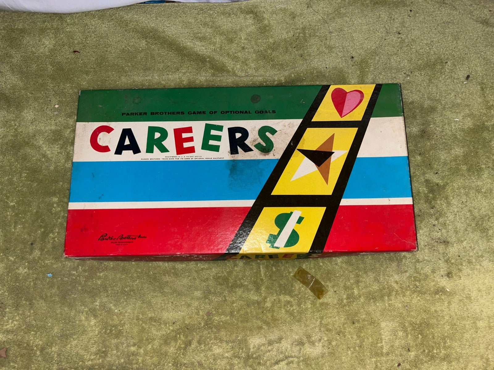 Vintage 1958 Careers Board Game by Parker Brothers Looks Complete
