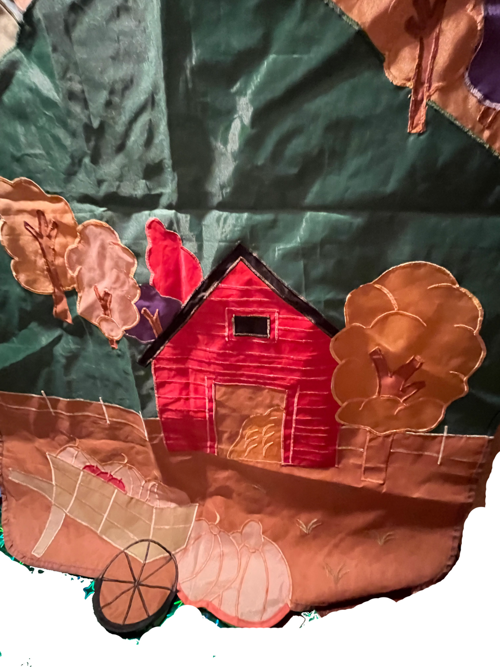 Fresh Picked Pumpkins Fall Garden Flag Farm Barn Autumn 40.5” X  27.75”