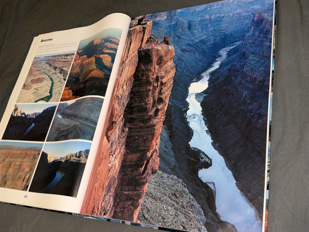 National Parks of America by Dr. Valerie Gibb Super Large Hardcover Book RARE