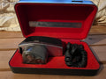Vintage Norelco Tripleheader VIP Rotary Electric Razor Shaver w/Case & Brush