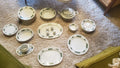 Graf von Henneberg Bavaria Green Leaf Dinnerware Set - 45 pieces.
