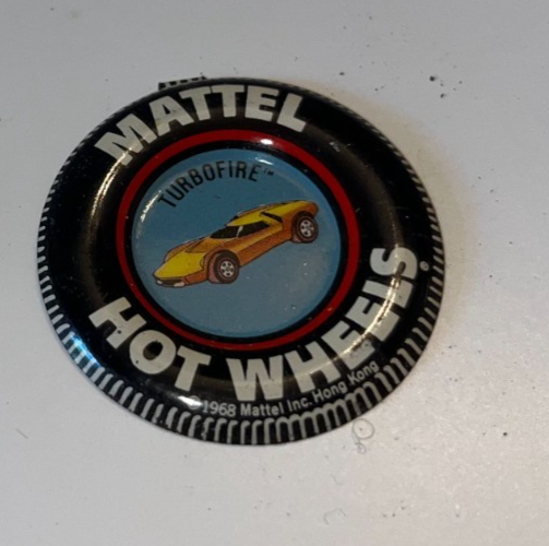 Vintage Mattel Hot Wheels Redline 1968 Turbofire Gold USA and medallion