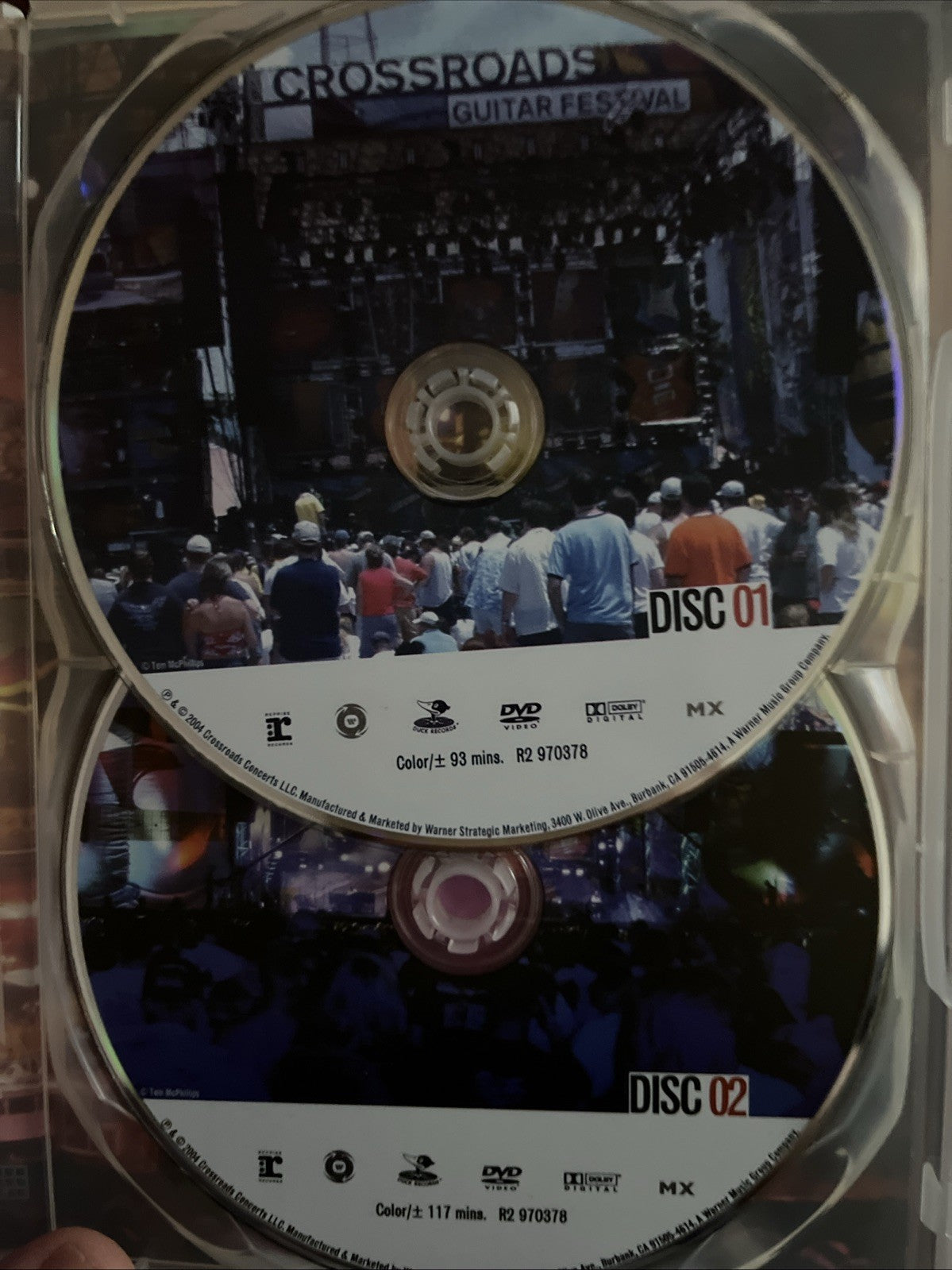 Eric Clapton Crossroads Guitar Festival 2 Disc DVD 2004 Live At The Cotton Bowl