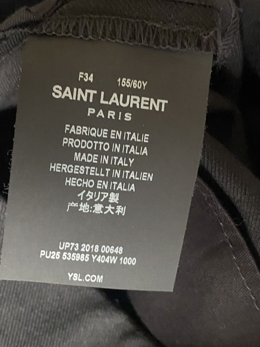 Saint Laurent Womens Pants With Tags Sz FR 34