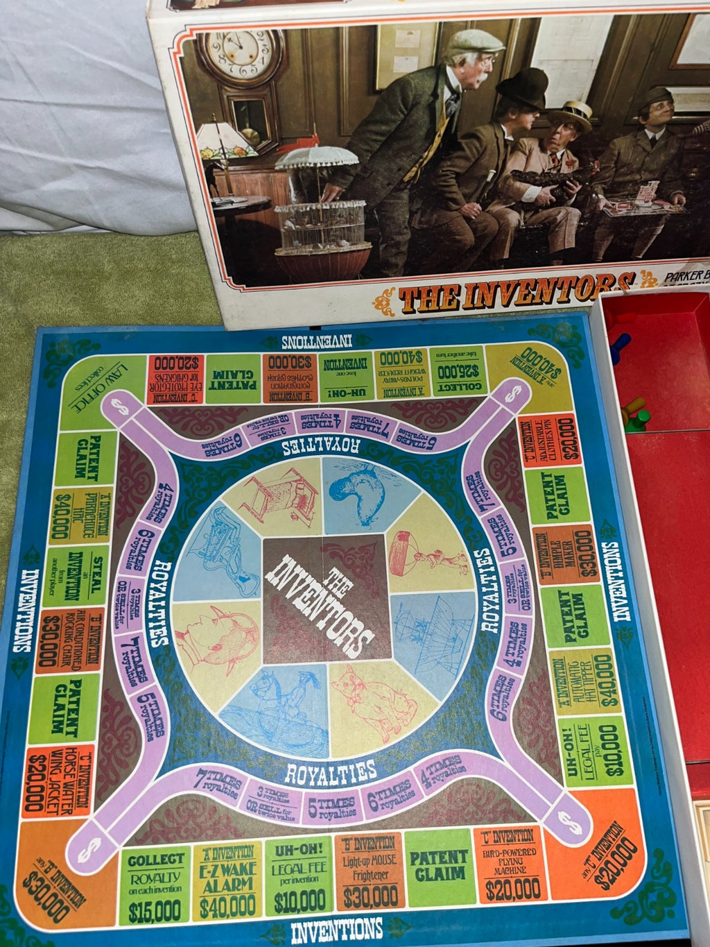 The Inventors Board Game Parker Brothers 1974 Vintage Nostalgia Original Fun