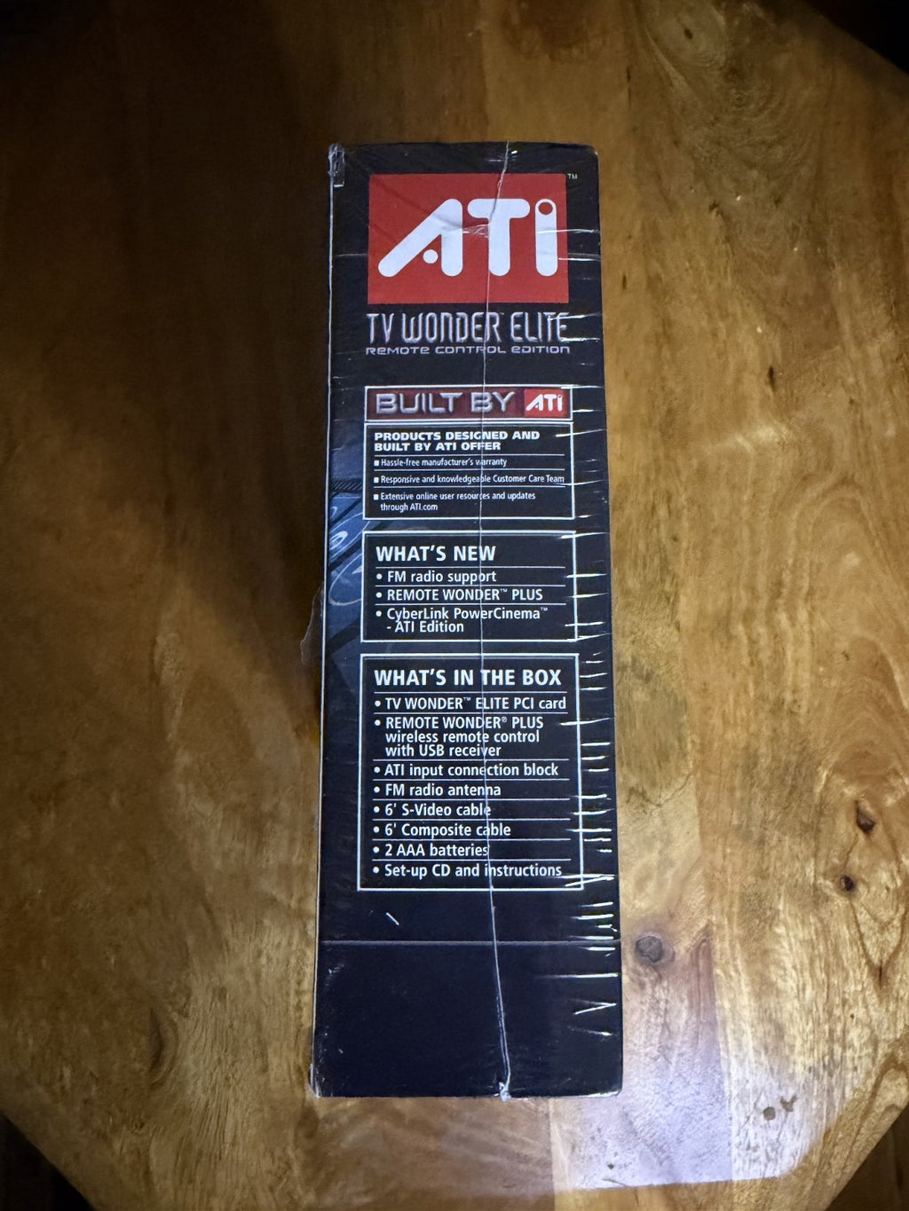 ATi TV Wonder Elite Remote Control Edition PCI Bus New In Factory Seal!