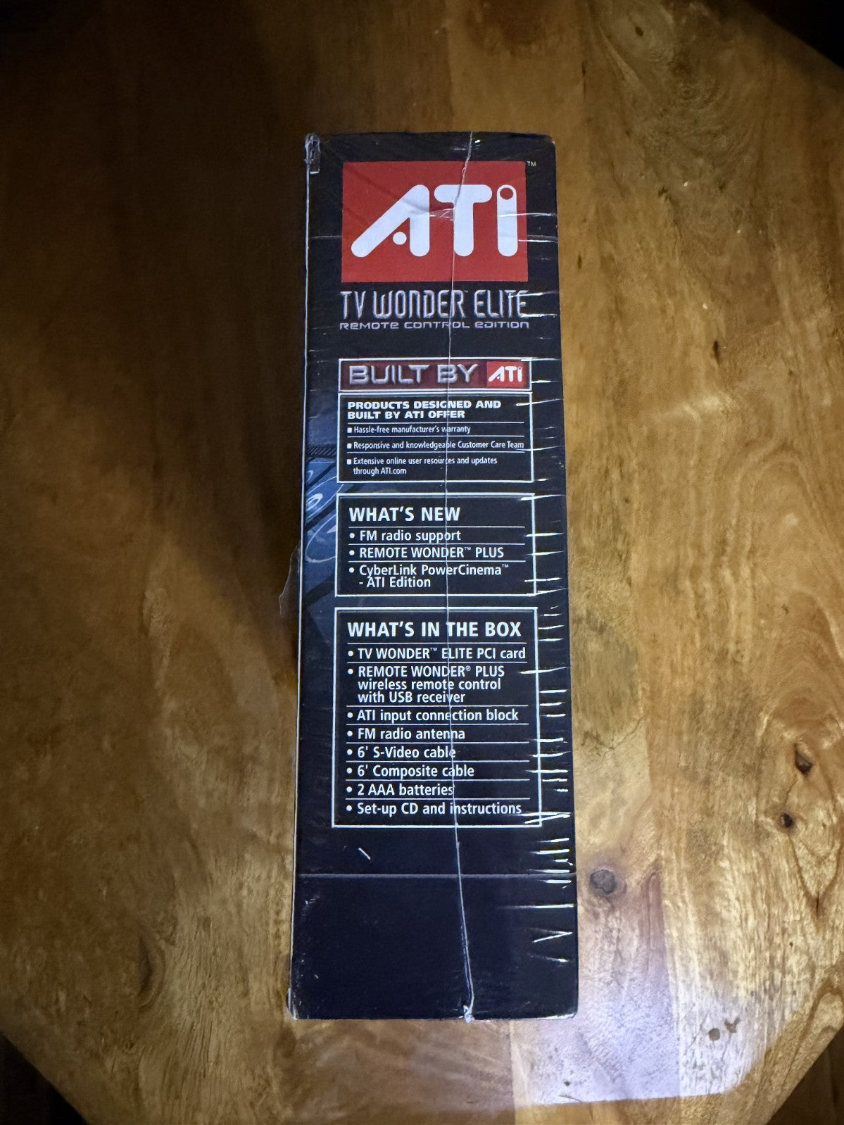 ATi TV Wonder Elite Remote Control Edition PCI Bus New In Factory Seal!