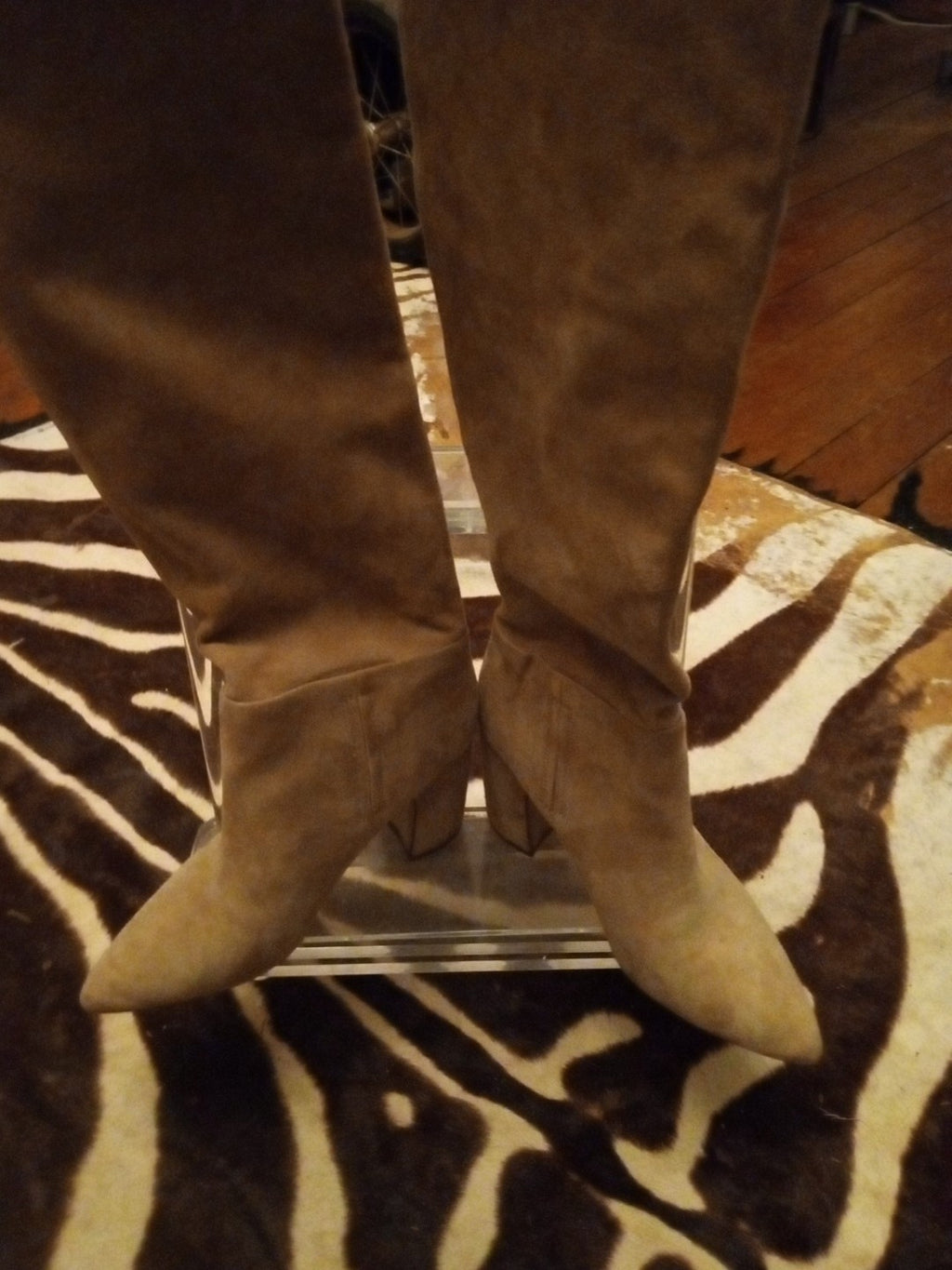 Sam Edelman Tan  Calf High Suede Boots Size 8
