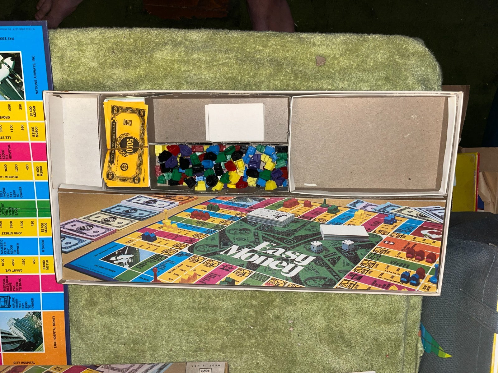 Easy Money Board Game Vintage MB Milton Bradley Used