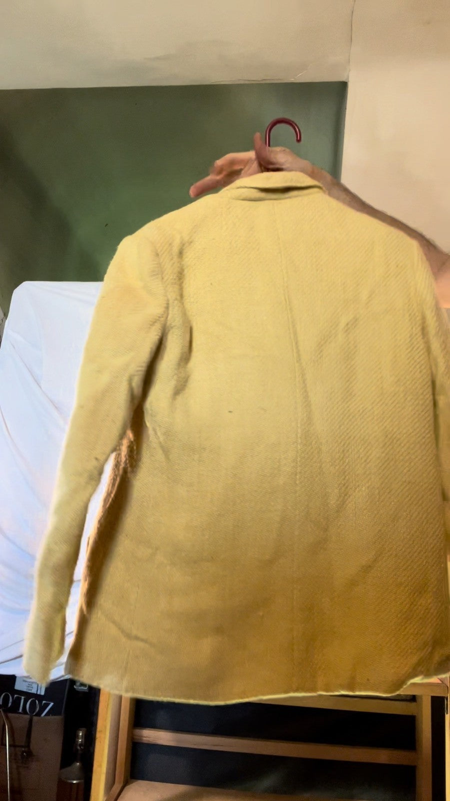 Vintage Chester Weinberg Yellow Textured Blazer 60s 70s Designer Jacket Women’s