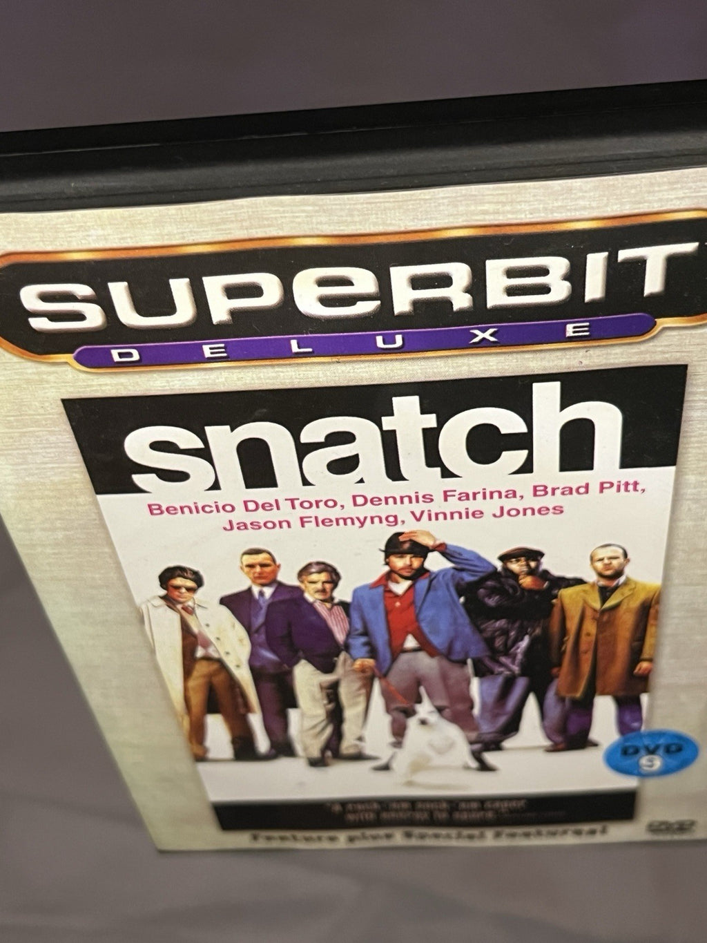 Snatch (DVD, 2002, Dual Layer Disc Set, Superbit Deluxe) Brad Pitt