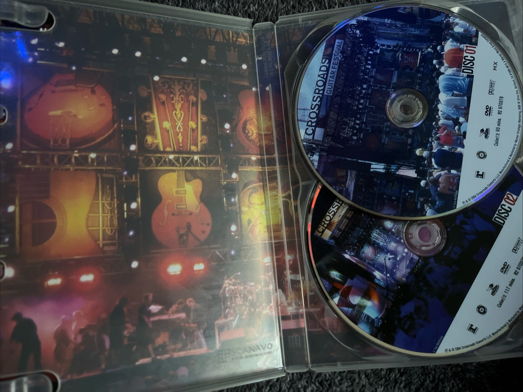 Eric Clapton Crossroads Guitar Festival 2 Disc DVD 2004 Live At The Cotton Bowl