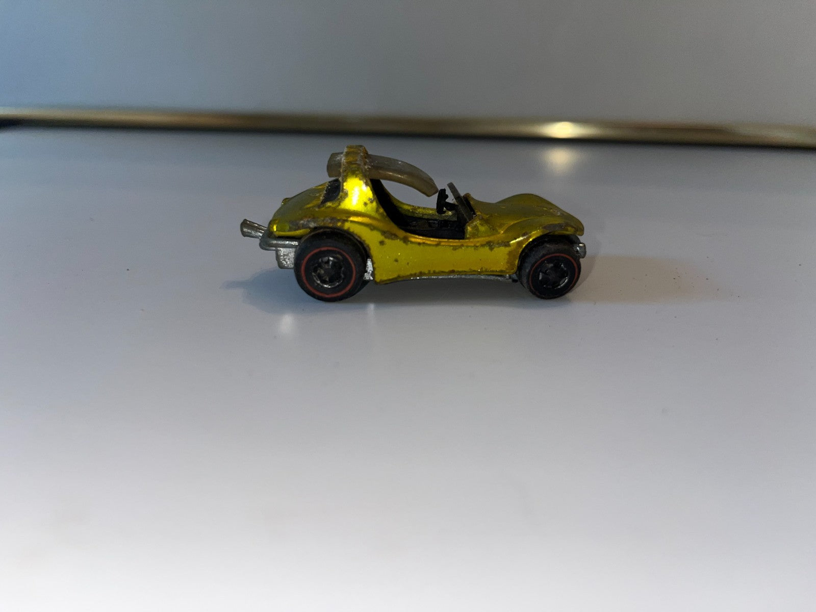 Hot Wheels Redline Sand Crab 1969 Gold Made In United States